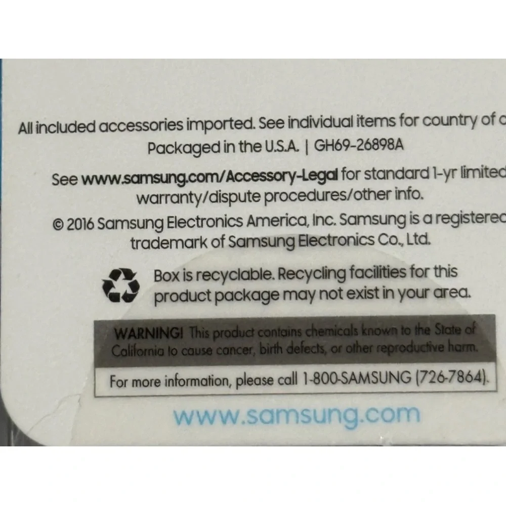 Samsung Battery Pack Mini 2100mAh Capacity USB to MicroUSB Cable